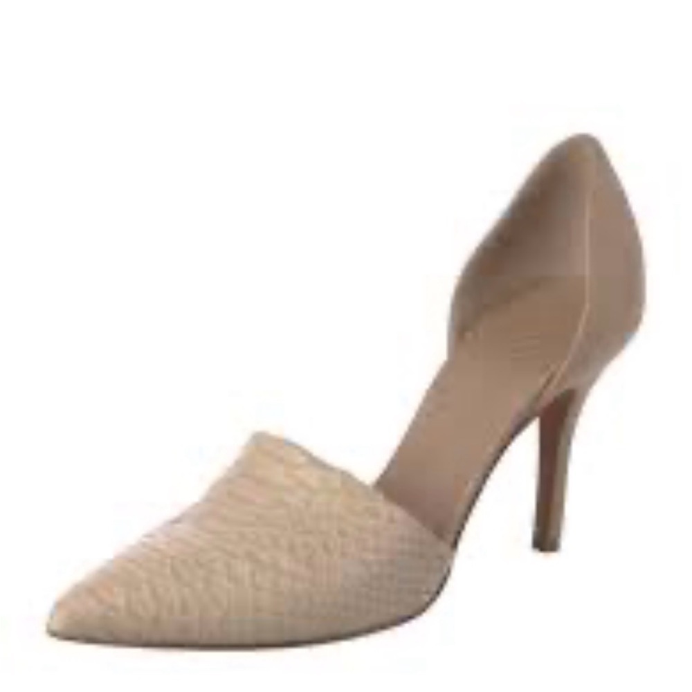 Vince Claire Python Pointed Toe Heels - Picture 1 of 10